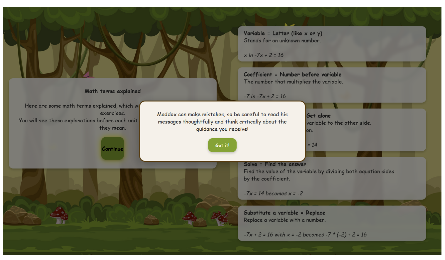 Warning about AI fallibility increases help-seeking in a math intelligent tutor