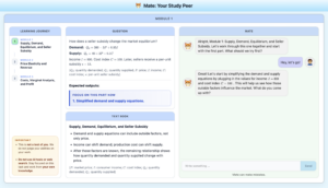 Fallible AI tutoring